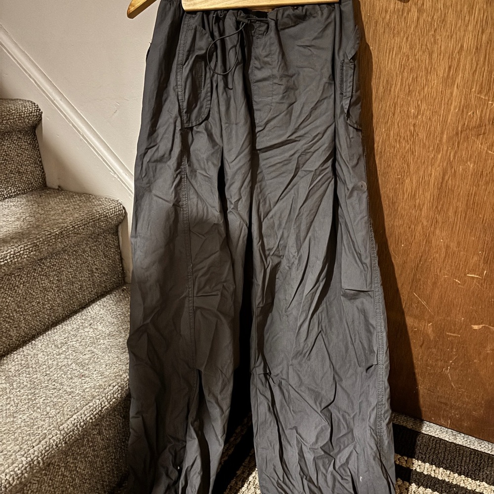 Aeropostale Black Cargo Pants Relaxed Fit